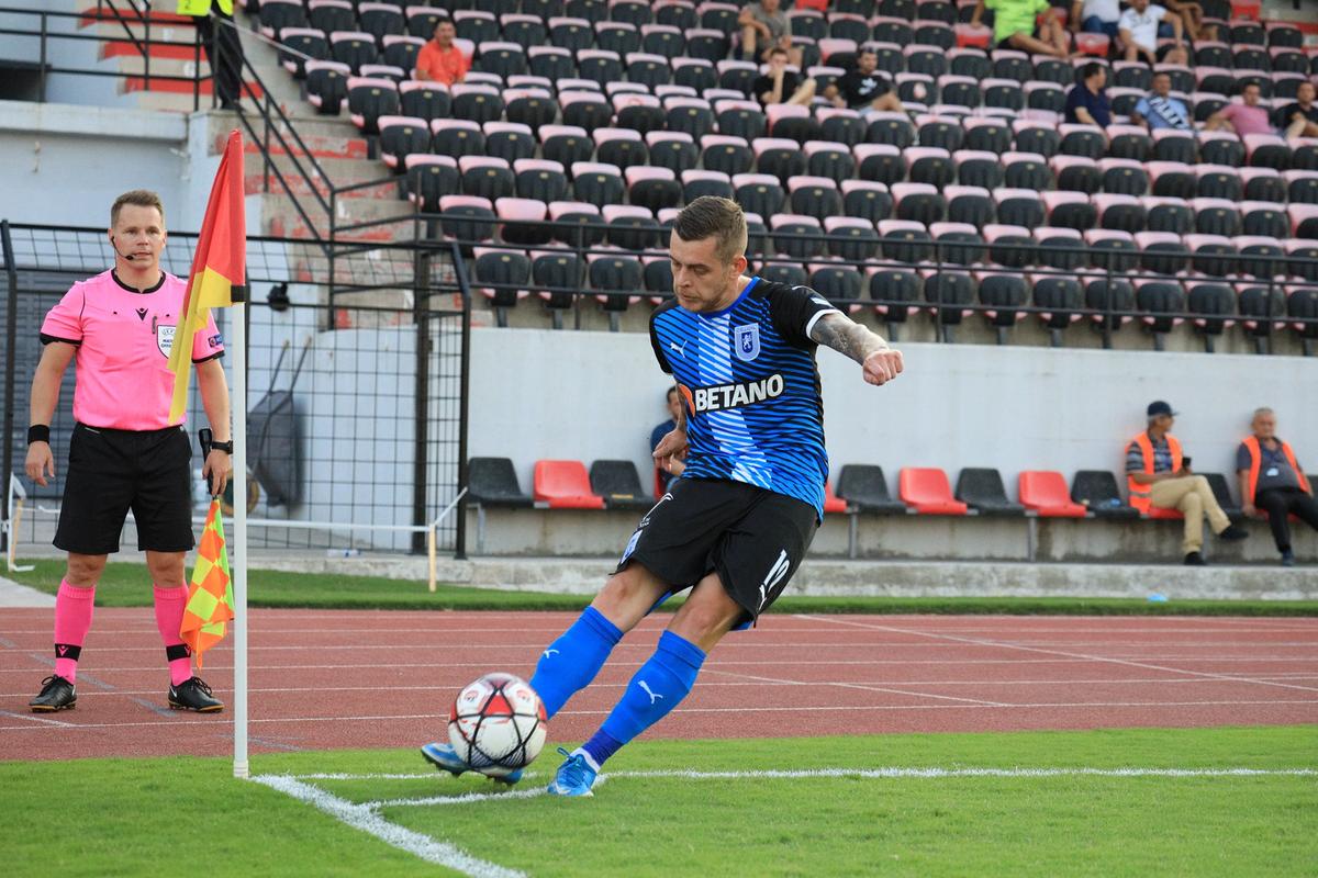 KF LACI - CS UNIVERSITATEA CRAIOVA, turul 2 preliminar Conference League / FOTO: Facebook @UCVOficial
