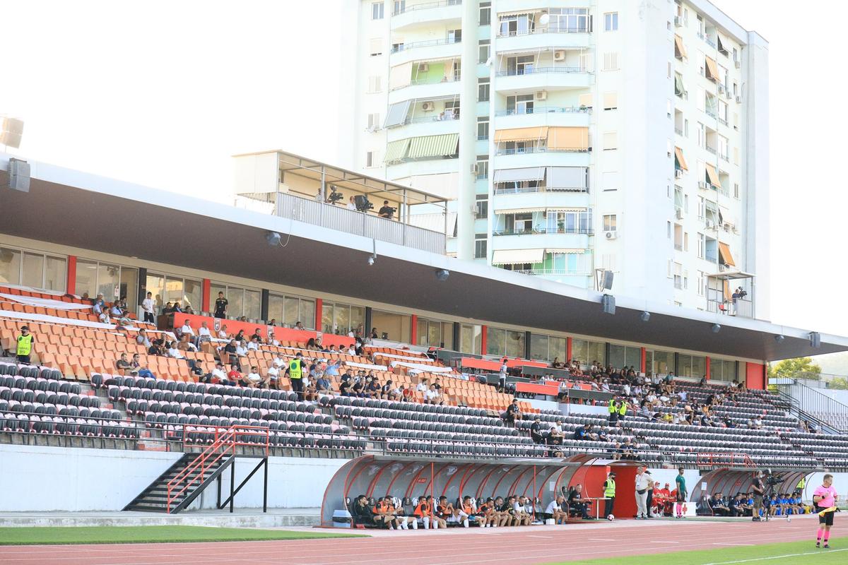 KF LACI - CS UNIVERSITATEA CRAIOVA, turul 2 preliminar Conference League / FOTO: Facebook @UCVOficial