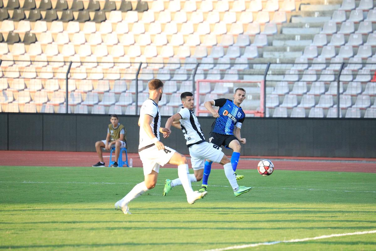 KF LACI - CS UNIVERSITATEA CRAIOVA, turul 2 preliminar Conference League / FOTO: Facebook @UCVOficial