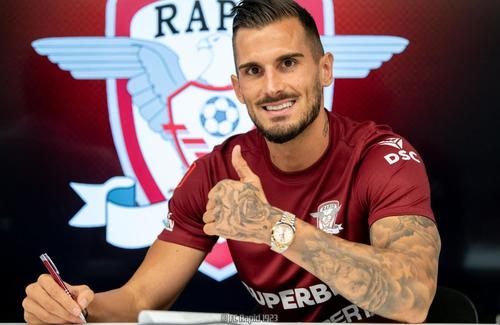 Marko Dugandzic, prezentat la Rapid
Foto: facebook
