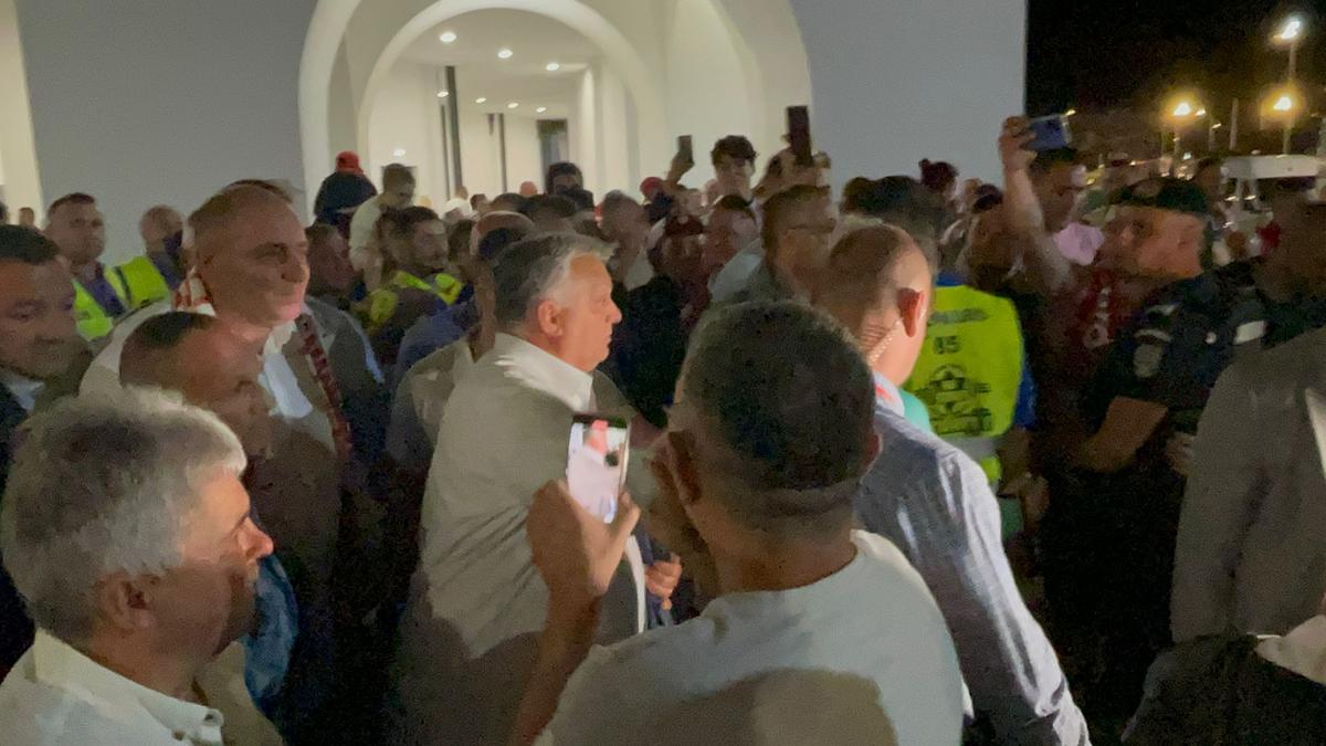 Viktor Orban a făcut valuri la Sfântu Gheorghe, la duelul Sepsi - Olimpija Ljubljana!