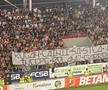 Galeriile s-au înghesuit pe arena Arcul de Triumf la derby-ul dintre FCSB și Dinamo, dar mesajele piperate și scenografiile inventive nu au lipsit.