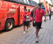 FCSB - DINAMO. Imagini de la sosirea celor două echipe