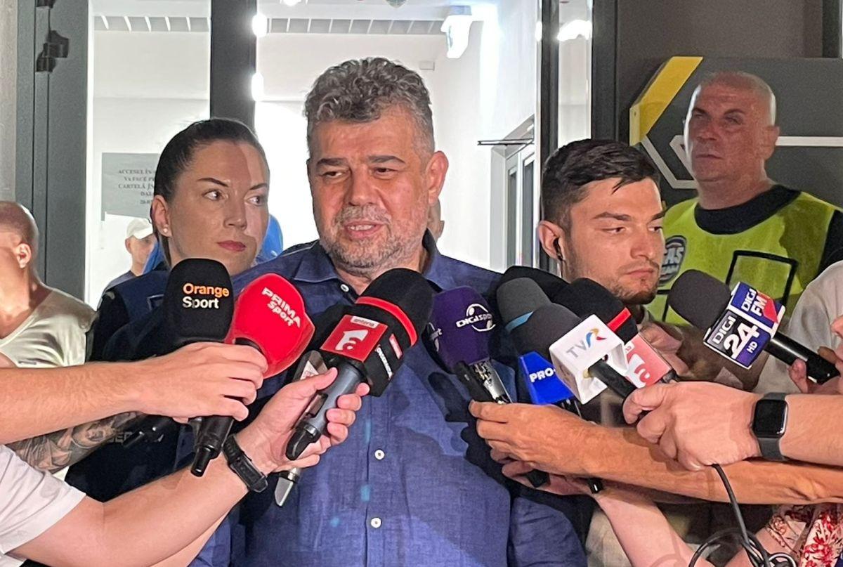 Marcel Ciolacu, mesaj imediat după Derby de România: „FCSB va juca în Ghencea!” + Avertisment pentru Talpan și Bichir: „N-am văzut «terorismul»! Nu o să permit așa ceva!”