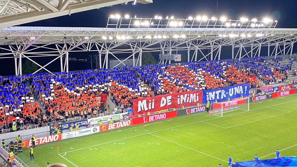 Toate mesajele afișate la derby-ul dintre FCSB și Dinamo! Ironii între marile rivale