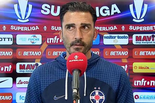 Elias Charalambous (42 de ani) a comentat absența lui Andrea Compagno (27 de ani) din echipa de start pentru derby-ul cu Dinamo.