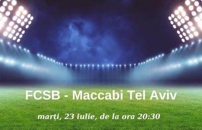Cote și ponturi pariuri FCSB - Maccabi Tel Aviv