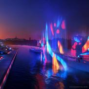 Simularea animată a ceremoniei de deschidere a JO 2024 de la Paris / Foto: Imago