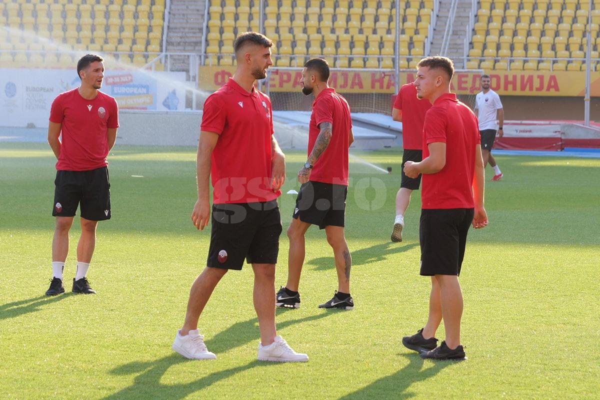 Imagini de la stadion, înainte de Shkendija - FCSB
