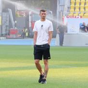 Florin Tănase, înainte de Shkendija - FCSB  /  FOTO: Andrei Furnigă (GSP.ro)