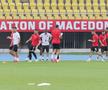 Imagini de la încălzire, înainte de Shkendija - FCSB/ foto: Andrei Furnigă (GSP)