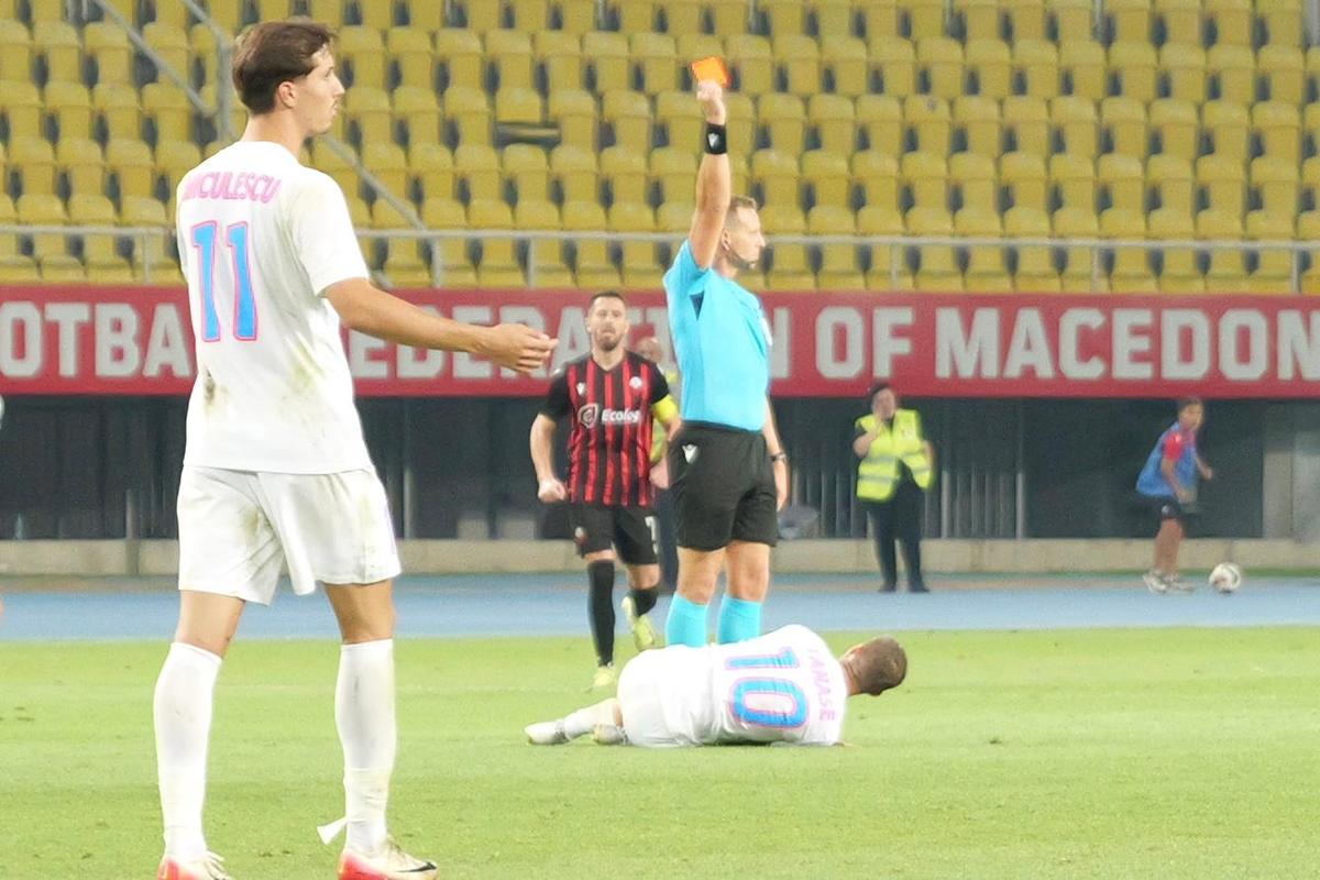 Florin Tănase, „roșu” în Shkendija - FCSB