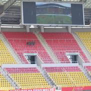 Imagini cu arena din Skopje înainte de Shkendija - FCSB // foto: Andrei Furnigă (GSP)