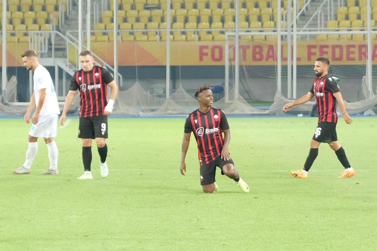Imagini de la finalul meciului Shkendija - FCSB / FOTO: Andrei Furnigă (GSP.ro)