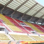 GSP vă prezintă în exclusivitate imagini de pe stadionul unde se desfășoară și FOTE 2025, și meciul Shkendija - FCSB! Cum arată gazonul // FOTO: Andrei Furnigă (GSP)
