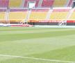 Imagini cu arena din Skopje înainte de Shkendija - FCSB // foto: Andrei Furnigă (GSP)