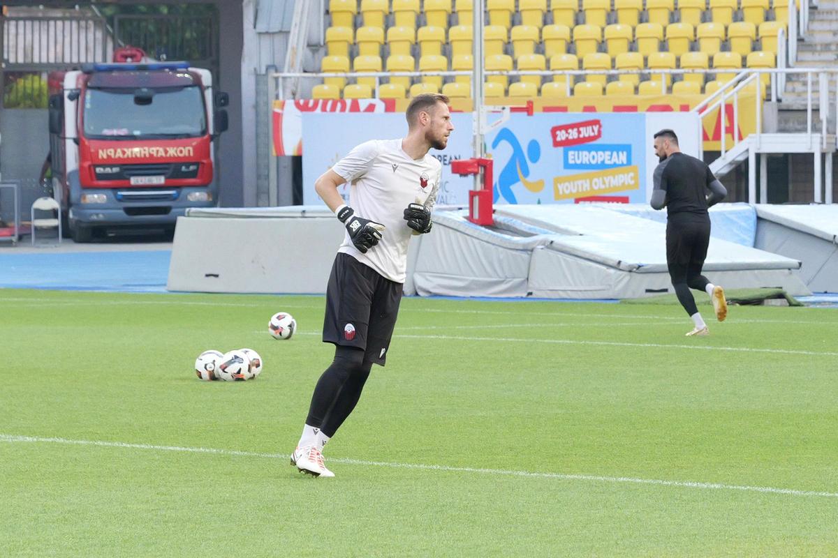 Imagini de la încălzire, înainte de Shkendija - FCSB