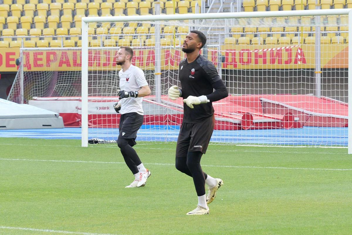 Imagini de la încălzire, înainte de Shkendija - FCSB