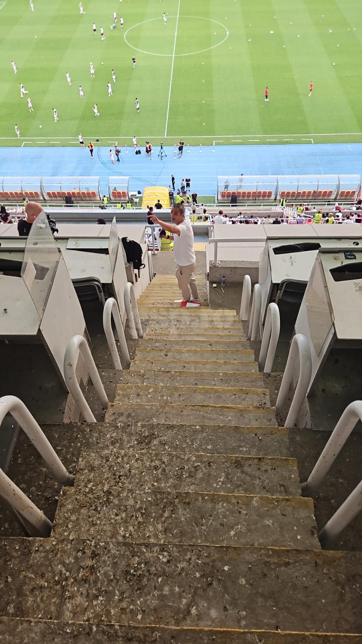 Masa presei pe stadionul „Todor Proeski" Skopje, la Shkendija - FCSB