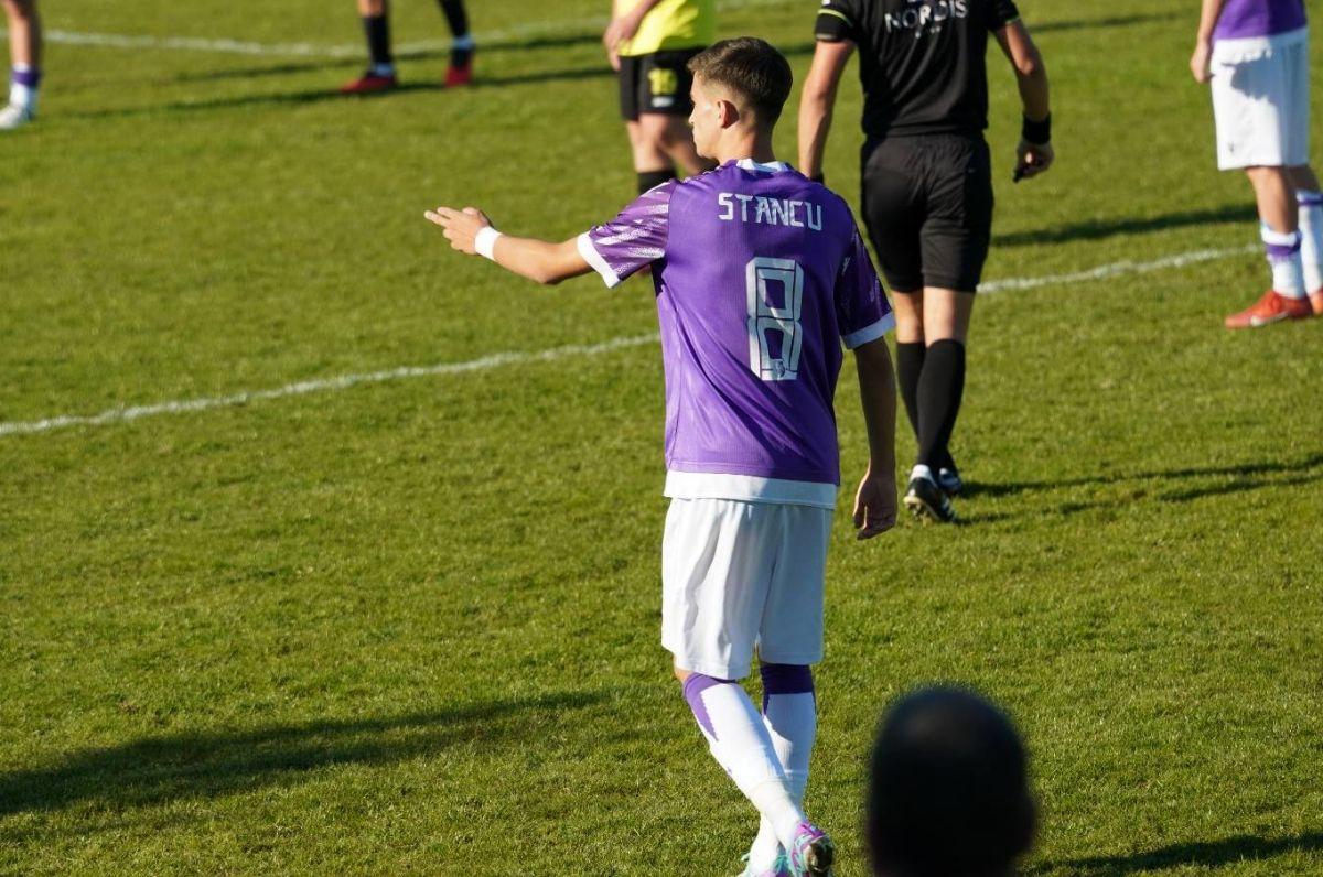 Claudiu Stancu, debutant în Liga 1 la 15 ani și 8 luni