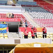 GSP vă prezintă în exclusivitate imagini de pe stadionul unde se desfășoară și FOTE 2025, și meciul Shkendija - FCSB! Cum arată gazonul // FOTO: Andrei Furnigă (GSP)