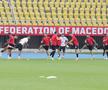 Imagini de la încălzire, înainte de Shkendija - FCSB/ foto: Andrei Furnigă (GSP)