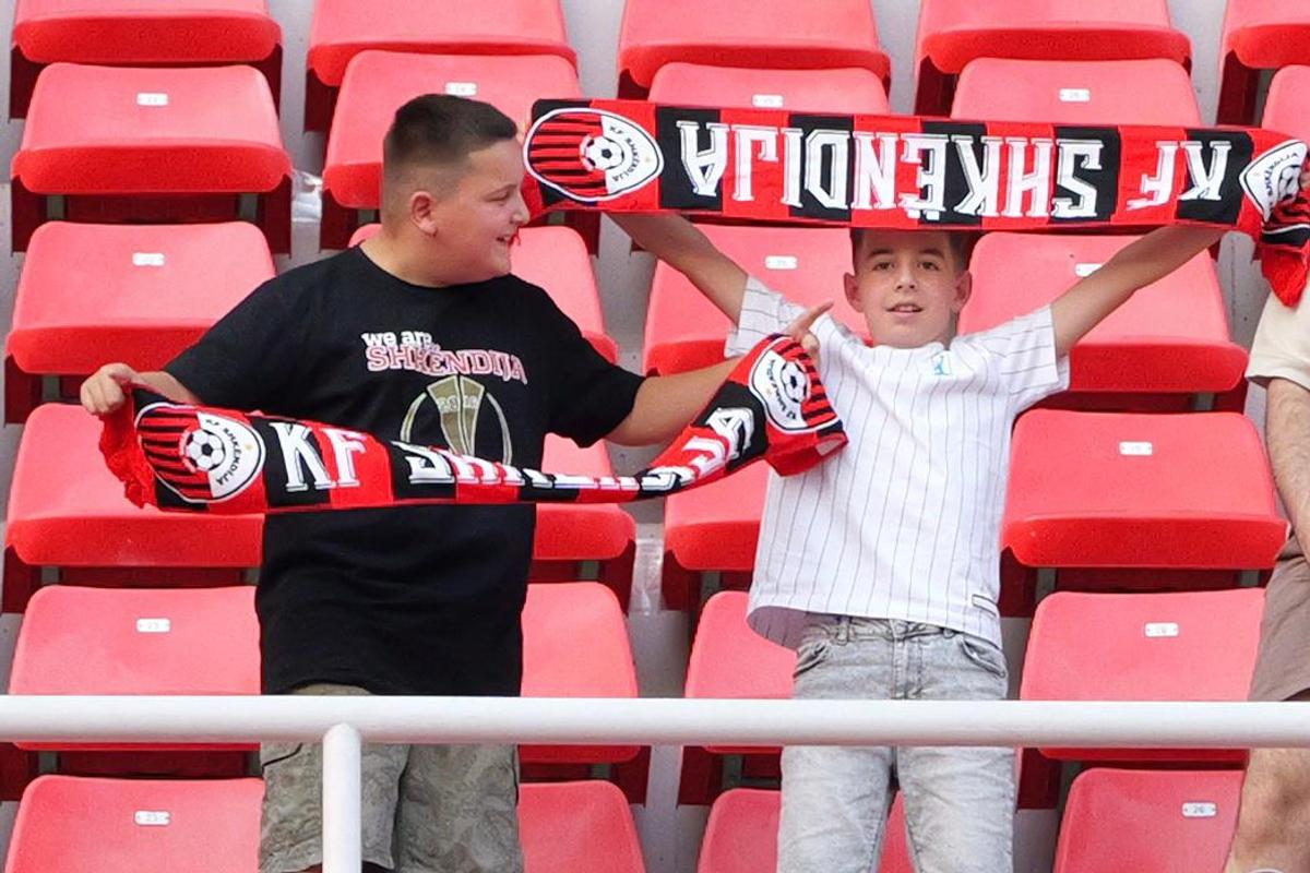 Imagini de la încălzire, înainte de Shkendija - FCSB