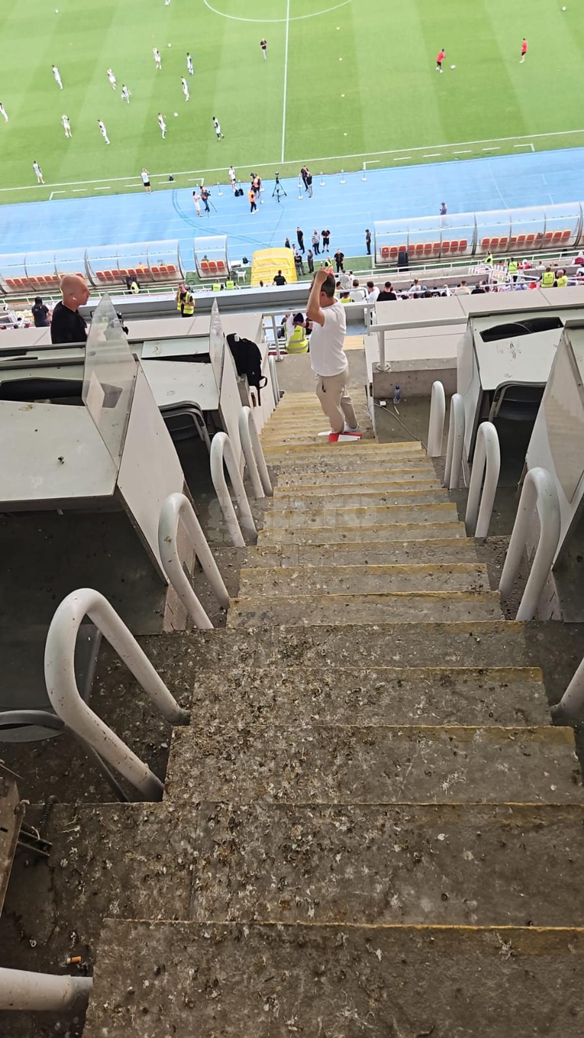 Masa presei pe stadionul „Todor Proeski" Skopje, la Shkendija - FCSB