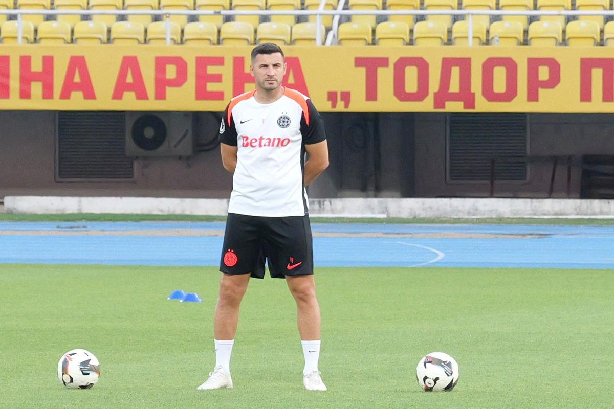 Imagini de la încălzire, înainte de Shkendija - FCSB