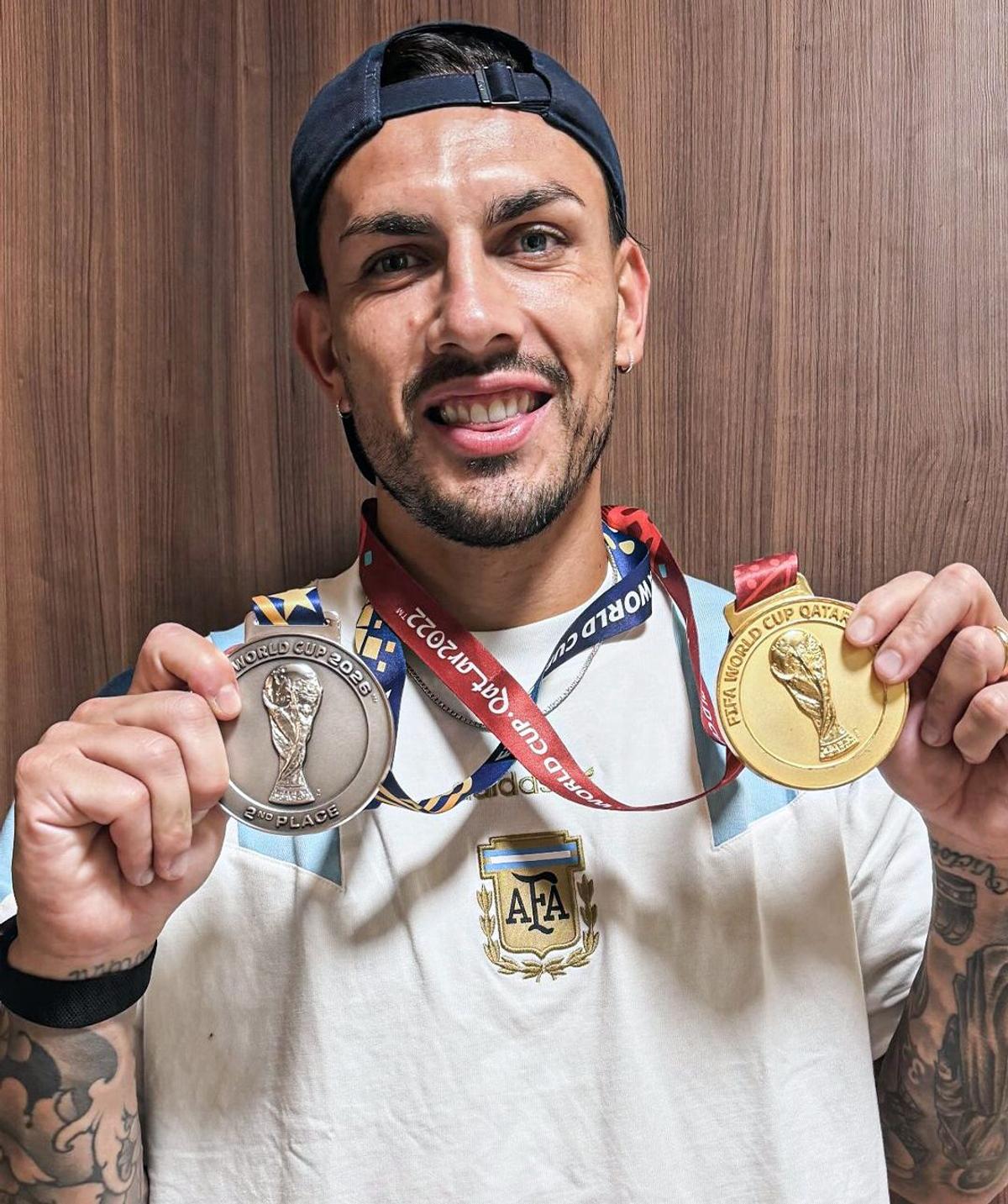Cum a fost primit Leandro Paredes la revenirea acasă: soția i-a înrămat o fază specială de la Mondial