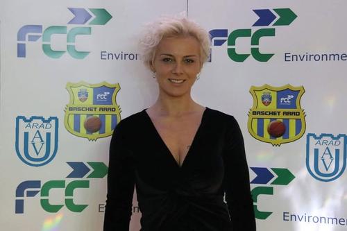 Brankica Hadzovic, manager și fostă jucătoare a FCC UAV ICIM Arad/Foto: Facebook (FCC UAV ICIM Arad)