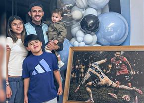 Cum a fost primit Leandro Paredes la revenirea acasă: soția i-a înrămat o fază specială de la Mondial