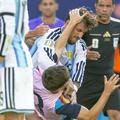 Leandro Paredes îl lovește pe spaniolul Gavi la sfârșitul finalei CM 2026, Argentina - Spania (0-1) // foto: Imago Images