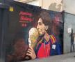 Muralul lui Ferran Torres, vandalizat în Barcelona: „P*** Espanya!”