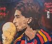 Muralul lui Ferran Torres, vandalizat în Barcelona