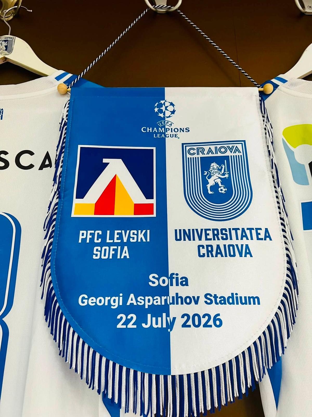 Imagini înainte de Levski - Universitatea Craiova