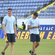 Imagini înainte de Levski - Universitatea Craiova / FOTO: Captură TV @Prima Sport 1