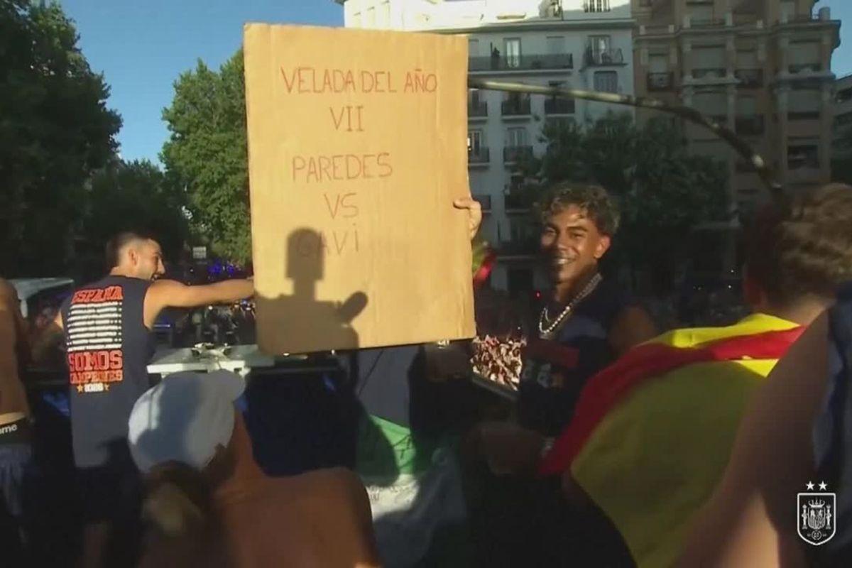 Gestul provocator al lui Lamine Yamal » În timpul petrecerii de titlu, jucătorul argentinian a fost ironizat