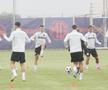 Imagini de la antrenamentul FCSB-ului pentru turul cu Auda: doi fotbaliști s-au antrenat separat