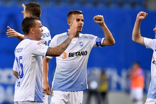 CS U Craiova a încheiat ediția precedentă de Liga 1 pe locul 2 // foto: Facebook @ Universitatea Craiova