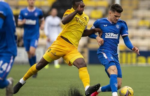 Ianis Hagi, în Livingston - Rangers // foto: rangers.co.uk