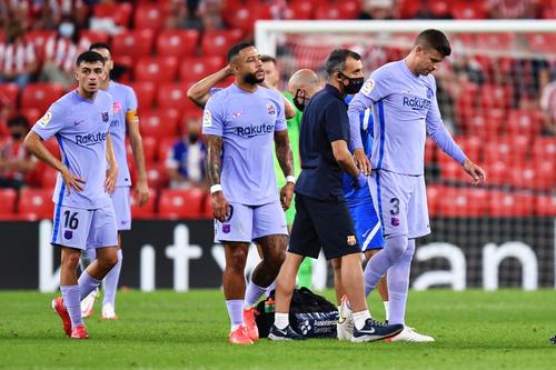Gerard Pique s-a accidentat în Athletic Bilbao - Barcelona // foto: Guliver/gettyimages