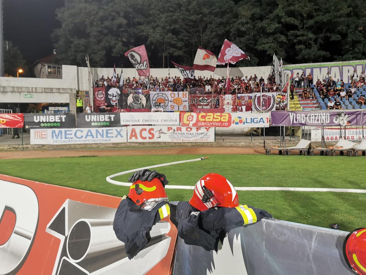 FC Botoșani - Rapid. Imagini tari surprinse în Moldova de fotoreporterul Gazetei