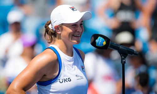 Ashleigh Barty (25 de ani, 1 WTA) este campioana de la WTA Cincinnati 2021! A învins-o în ultimul act pe Jil Belen Teichmann (24 de ani, 76 WTA), scor 6-3, 6-1.