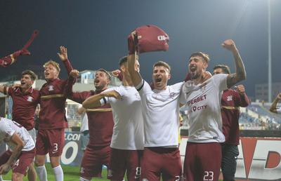 „Mai greu decât cu FCSB” » Rapidiștii își „înțeapă” rivalii: „Doar Botoșani ne-a pus probleme”
