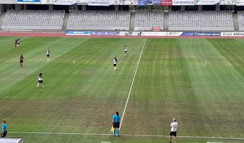 Așa arată gazonul de pe Cluj Arena