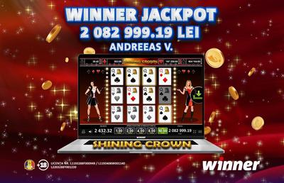 S-a dat marele JACKPOT de 2 milioane de lei la Winner Casino! Află povestea din spatele câștigului fabulos!