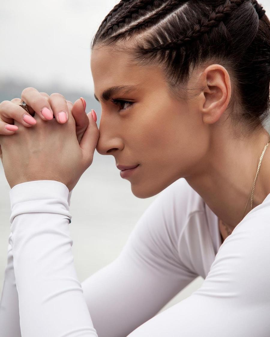 Ivana Vuleta, moment de concentrare Foto Instagram Ivana Vuleta, săritoarea cu mușchi de fier » „Celebritatea nu va fi niciodată pe primul loc”