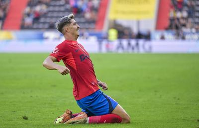 Ce reproș a avut David Miculescu, marcatorul FCSB-ului cu LASK Linz: „Este aiurea, te oftici!”