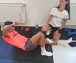 Valentin Țicu (Petrolul) la recuperare după accidentare